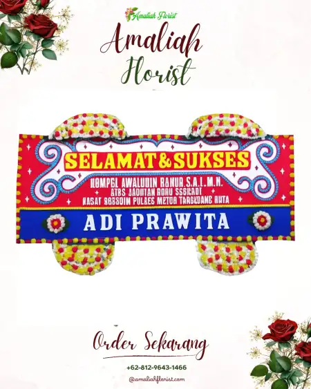 Papan Bunga Ucapan Selamat Apitalawu